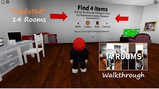 ROBLOX  Escape Room NEW  Walkthrough All 14 Rooms [upl. by Fan716]