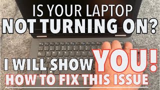 How To Fix DellHPLenovoAcerAsusMSI Laptop Not Turning ON  NO POWER [upl. by Setsero]