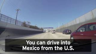 Crossing The Border Into Mexico A Demonstration [upl. by Hieronymus962]