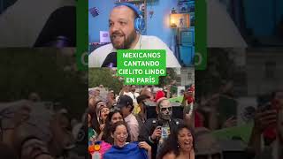 Mexicanos cantan Cielito Lindo en las olimpiadas de París mexicanos juegosolimpicos [upl. by Josiah]