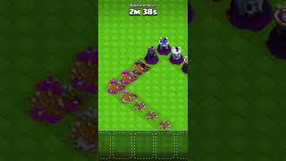 COOKIE Vs All Level Wizard Tower clashofclans funny shorts [upl. by Tiertza383]