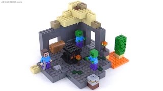 LEGO Minecraft The Dungeon reviewed set 21119 [upl. by Yokoyama802]