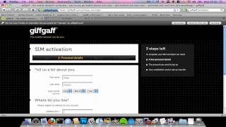 giffgaff  How To Activate Using A TopUp Voucher [upl. by Netsreik943]