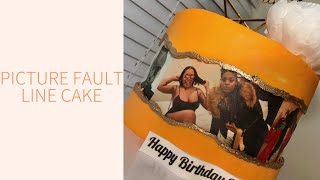 Picture Fault Line Cake  Tutorial [upl. by Yrrak]