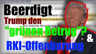 💥Top News💥  RKI entschwärzt amp Trump gegen den quotgrünen Betrugquot ⁉️ rki trump gold [upl. by Atcele]