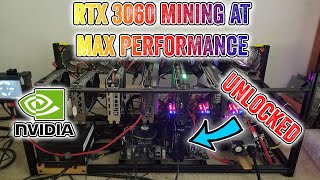 Unlocked RTX 3060 Crypto Mining Performance  Live Testing [upl. by Nizam]