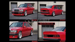 Mercedes 190E W201 Body Kits amp Tuning Cosworth AMG Evo1 Evo2 [upl. by Maurice]