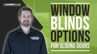 Window blind options for your sliding doors [upl. by Kurland]