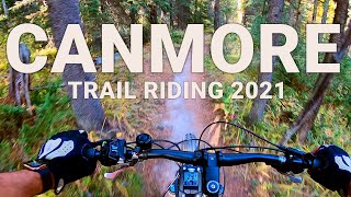 Mountain Biking in Canmore September 2021 eBike [upl. by Rus]