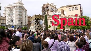 Seville Holy Week processions  Semana Santa processions Seville Spain 🇪🇸 [upl. by Nuzzi]