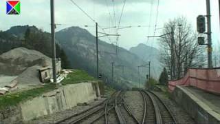 Führerstandsmitfahrt auf der VitznauRigiBahn von Rigi Kulm nach Vitznau [upl. by Tiena]