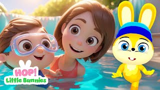 Swimming Song  Sing Along ABC  Head Shoulders Knees amp Toes Sing It  Baby amp Kids Songs  Hop [upl. by Nailil]