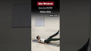 Abs Exercise 24 of 100  Flutter Kicks  flutterkicks absworkout bellyfatloss [upl. by Tranquada984]