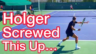 How Could Holger Rune Make These Silly Mistakes Tennis Strategy Explained [upl. by Ribble]