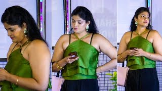 Kalpika Ganesh HOT Visuals From Santhosham Awards 2022  Chiranjeevi  Trend Telugu [upl. by Lifton943]