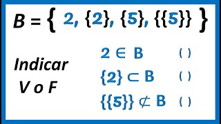 PERTENENCIA E INCLUSION DE CONJUNTOS [upl. by Cleon]