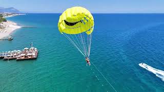 Parasailing  Turkey Mirada Del Mar Hotel  20240820 [upl. by Eitsrik]