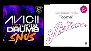 Avicii Sebastien Drums vs Axwell Sebastian Ingrosso ft Michael Feiner  Snus Together Acappella [upl. by Bozuwa]