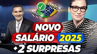 SUPRESA NA FOLHA DE PAGAMENTO NOVO SALÁRIO dos APOSENTADOS em 2025 CHOCA à TODOS  2 SURPRESAS [upl. by Yemorej908]