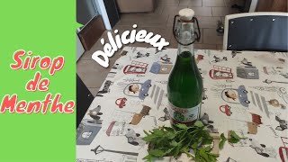 Recette du sirop de menthe [upl. by Entirb]