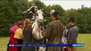 Tournoi de lOrdre de SaintMichel une joute historique écuyers de lhistoire [upl. by Evvie]