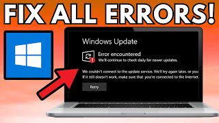 How To Fix All Windows Update Error Problems [upl. by Azral]