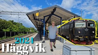 Häggvik Pendeltågstation Som den Ser Ut 2024 [upl. by Korwun]