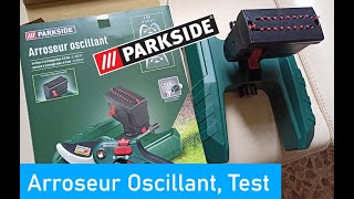 Arroseur Oscillant Parkside Présentation et Comparaison avec Gardena [upl. by Alvira328]