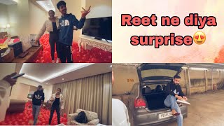 Reet ne diya Surprise😍  sameeroberoi  MrMrsNarula [upl. by Annot]