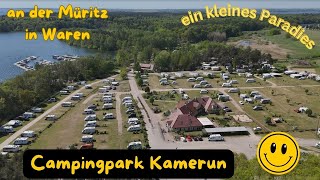 CAMPINGPLATZ KAMERUN IN WAREN AN DER MÜRITZ  TOLLE LAGE DIREKT AM WASSER [upl. by Finah]