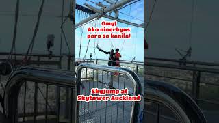 SKYJUMP AT SKYTOWER AUCKLAND  Just Monica justmonica sky skytower [upl. by Mosley959]