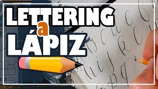 3  Lettering para principiantes con lápiz [upl. by Hanni]