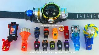 Kamen Rider METEOR ALL ASTRO SWITCHES Meteor Driver 仮面ライダーメテオ オールアストロスイッチ メテオドライバー 가면라이더 포제 [upl. by Lemuel]