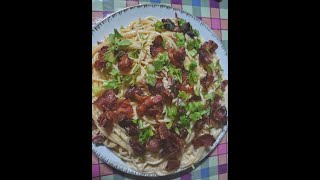 Creamy Carbonara My Version Easy Recipe [upl. by Hilliard]