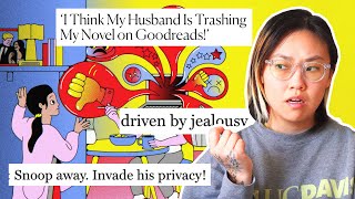 Is this authors husband trashing her novel on Goodreads Maybe but theres a bigger problem here [upl. by Nairod784]