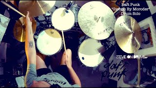 Daft Punk quotGiorgio By Moroderquot Drum Solo Part [upl. by Immaj391]