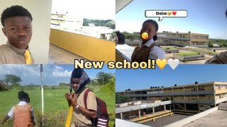 First Day At My New School🥺💛🤍 GARVEY MACEO HIGH [upl. by Ttegdirb]