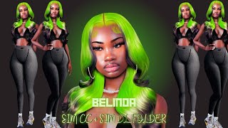 Sims 4 CAS with cc folder and sim download [upl. by Eirellam]