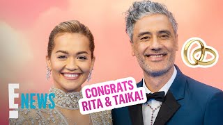 Rita Ora and Taika Waititi Are MARRIED  E News [upl. by Notgnirra]