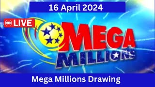 Mega Millions drawing from Tuesday 16 April 2024  mega millions live drawing [upl. by Epoillac]