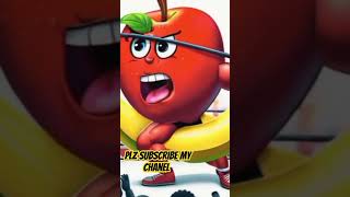 2d animation  banana apple wrestling 😱😱 viralshorts [upl. by Yllier]