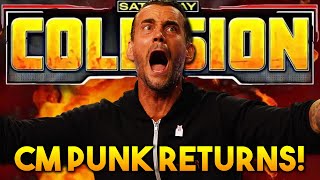 AEW Collision PREMIERE Episode LIVE STREAM Reactions  CM Punk Returns [upl. by Hands]