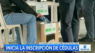 Inicia la inscripción de cédulas para elecciones regionales del 2023 [upl. by Merl]