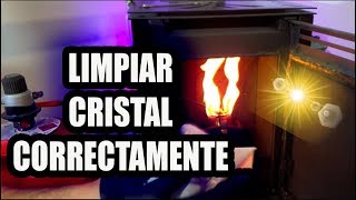 COMO LIMPIAR CORRECTAMENTE EL CRISTAL DE LA ESTUFA DE PELLETS [upl. by Elon]