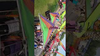 Me on the Cliffhanger ride on the last day of Laporte county fair 2024 pt 1 [upl. by Tanner]