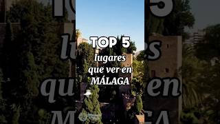 5 lugares que ver en Málaga 🔵 [upl. by Aihsek]