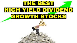 These Are the Best High Yield Dividend Growth Stocks [upl. by Tillie]