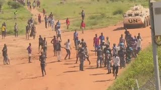 South Sudan Chinese peacekeepers resolve conflict in Juba refugee camps [upl. by Ettelrahc]