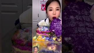 YYS refrozen purple ice eating asmrice shavedice refrozenice [upl. by Zashin130]