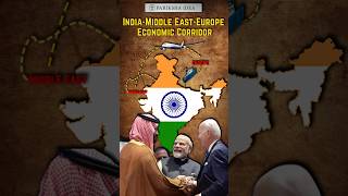 India Middle East  Europe Economic Corrider IndiaToEurope IMEC upsc shorts currentaffairs [upl. by Natty]